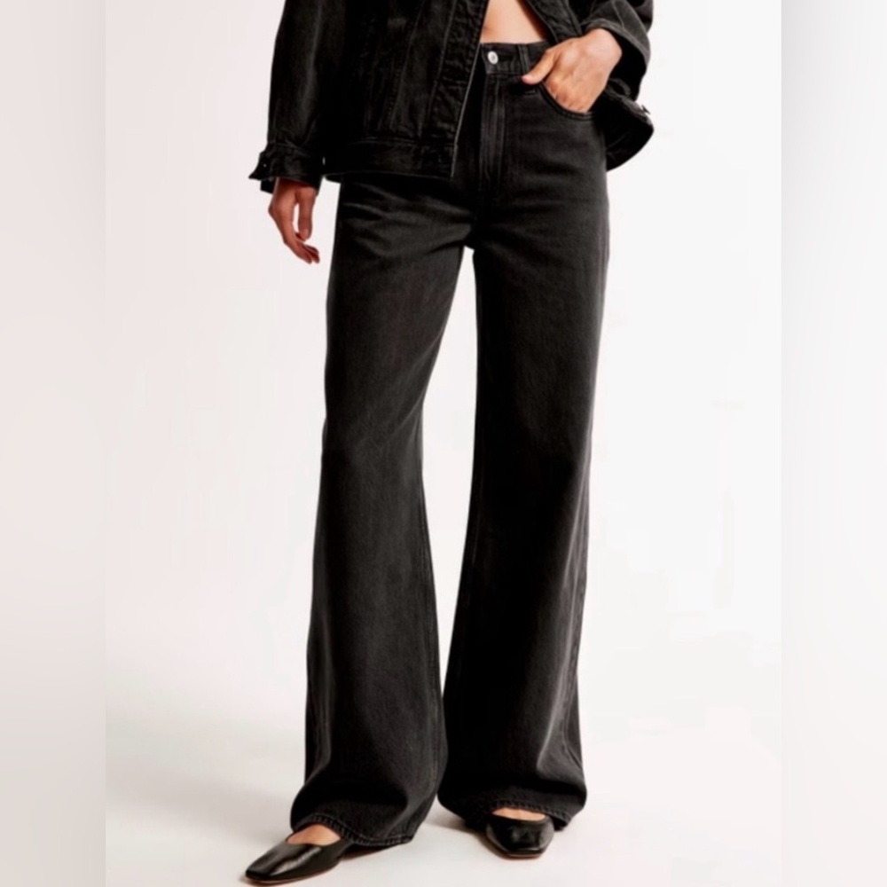 Abercrombie and Fitch The Wide Leg High Rise